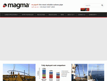 Tablet Screenshot of magmaglobal.com